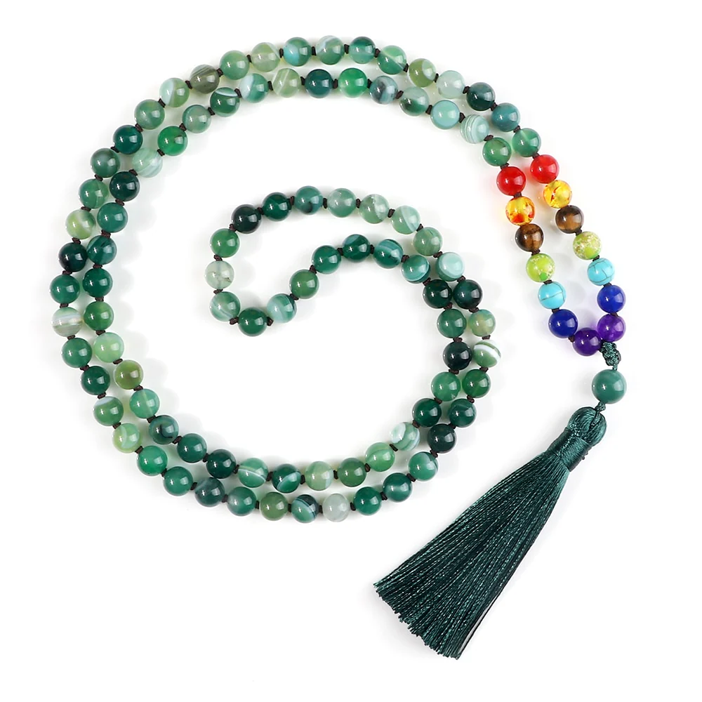 Collier Mala 108 perles pour la méditation